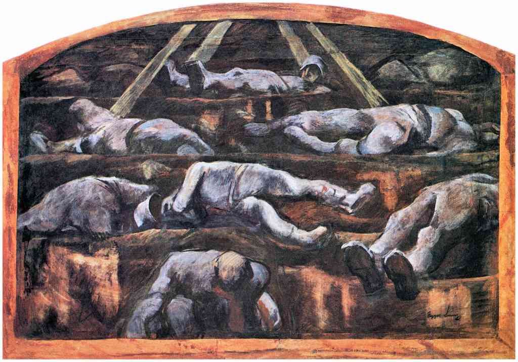 Dead Victims Design Ii Albin Eggerlienz Symbolism A4 Photo Print