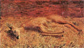 Dead deer by Albin Egger Lienz Symbolism A4 Photo Print