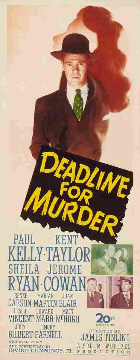 Deadline for Murder 1946 01  film star poster A4 Photo Print