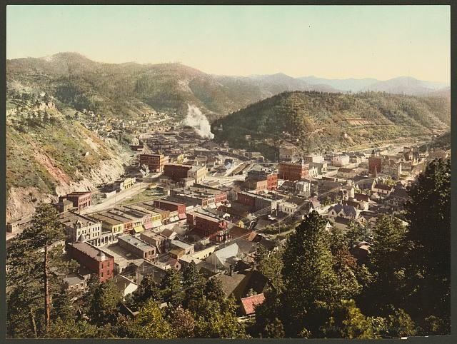 Deadwood South Dakota Vintage A4 Photo Print