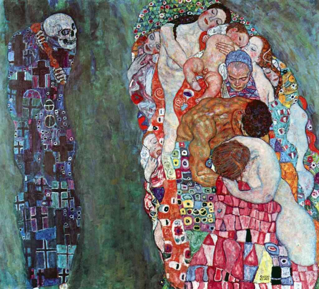 Death And Life Klimt A4 Photo Print