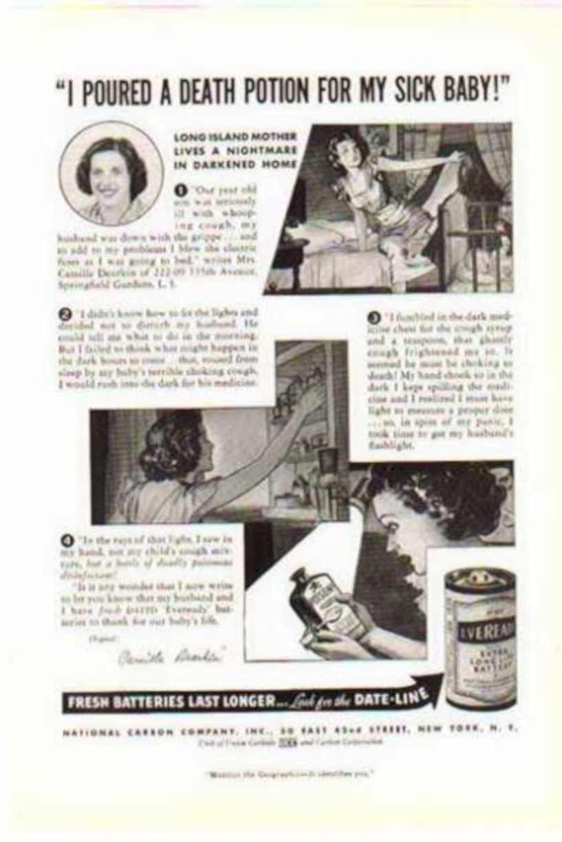 Death Potion Mother Vintage Retro Advert Ads A4 Photo Print