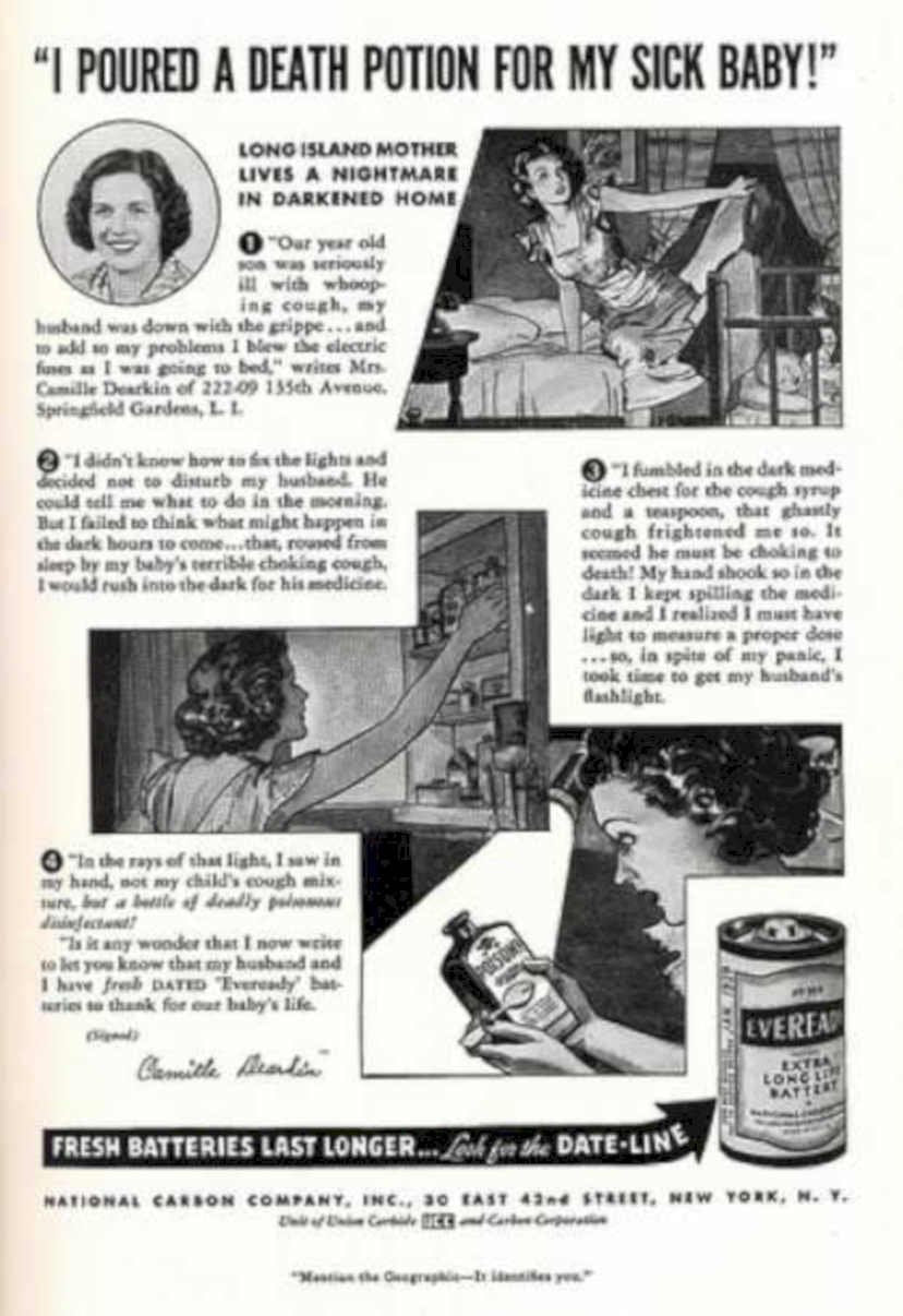 Death Potion Nightmare Vintage Retro Advert Ads A4 Photo Print