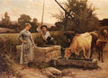 Debat Ponsan Edouard Bernard At The Well A4 Photo Print