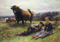 Debat Ponson Edouard Bernard Herdsmen S Repose A4 Photo Print