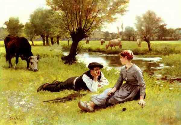 Debat Ponson Edouard Bernard Le Flirt A4 Photo Print