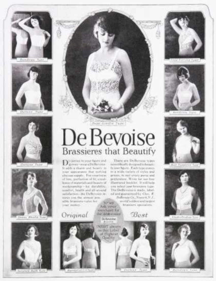 Debevoise Bras Styles Vintage Retro Advert Ads A4 Photo Print