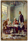 Declaration Independence 1776 Vintage Retro Advert Ads A4 Photo Print