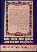 Declaration Independence 1777 Vintage Retro Advert Poster A4 Photo Print