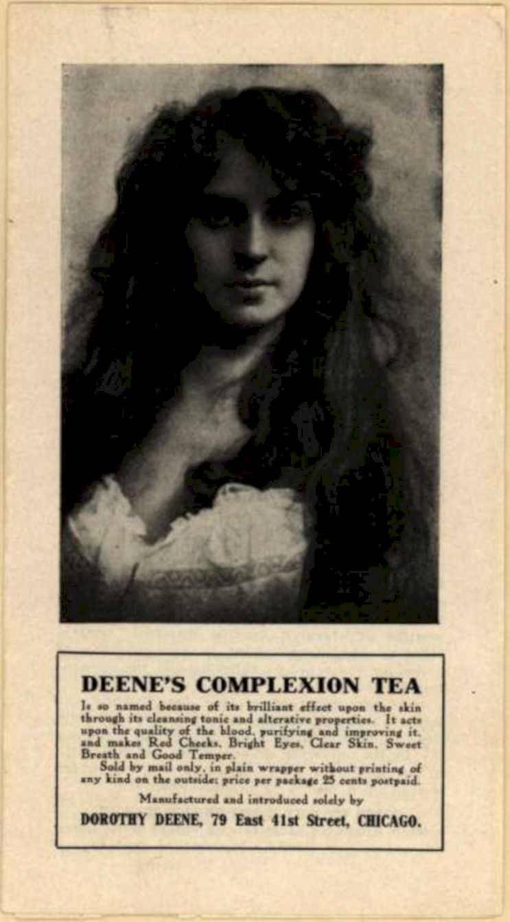 Deene Complexion Tea Vintage Retro Advert Ads A4 Photo Print
