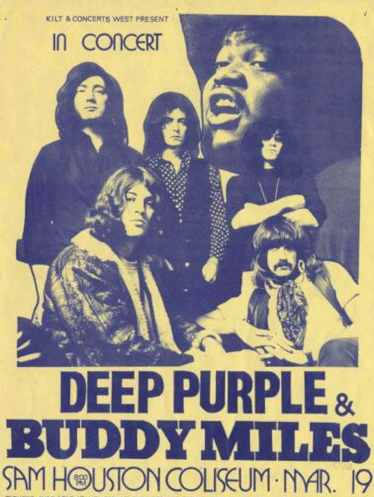 Deep Purple Buddy Vintage Retro Advert Poster A4 Photo Print