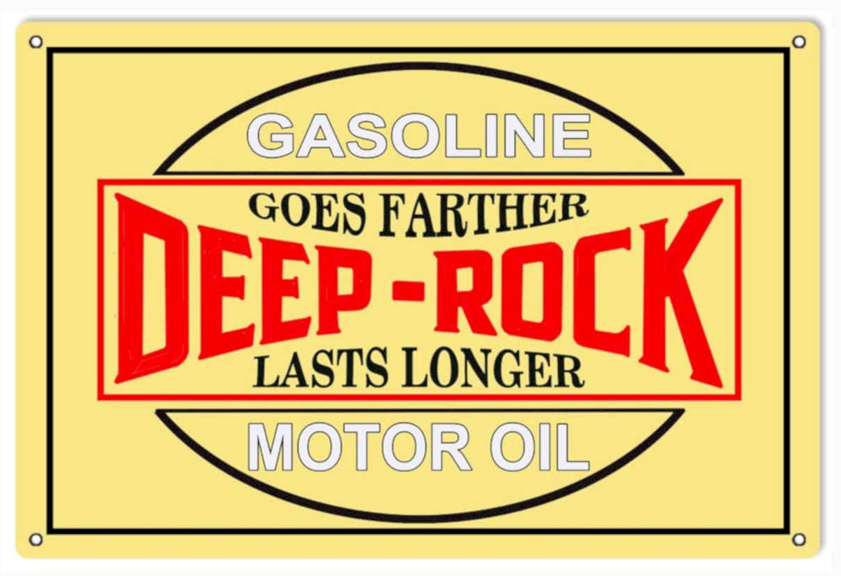 Deep Rock Gasoline Vintage Retro Advert Ads A4 Photo Print