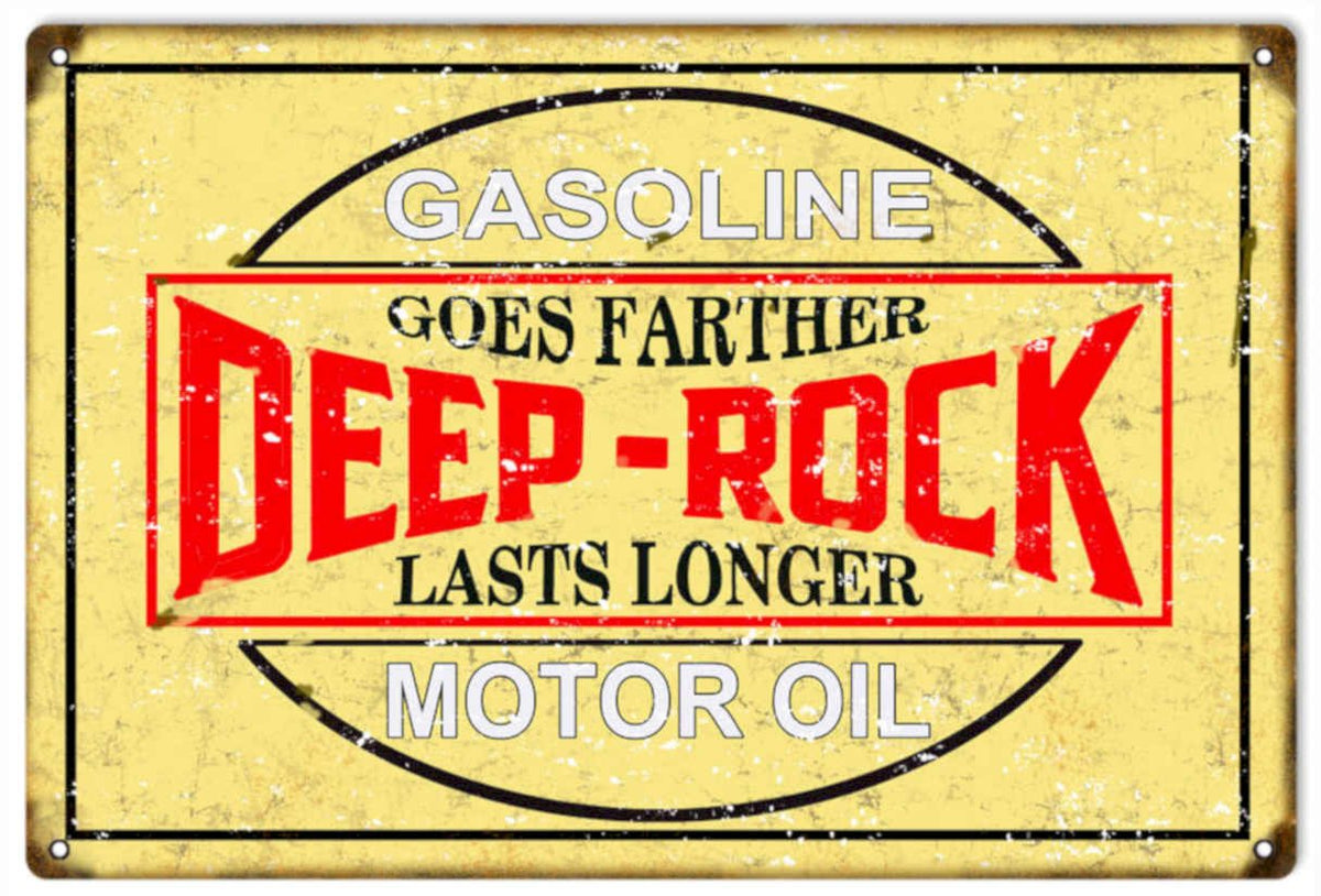 Deep Rock Goes Vintage Retro Advert Ads A4 Photo Print