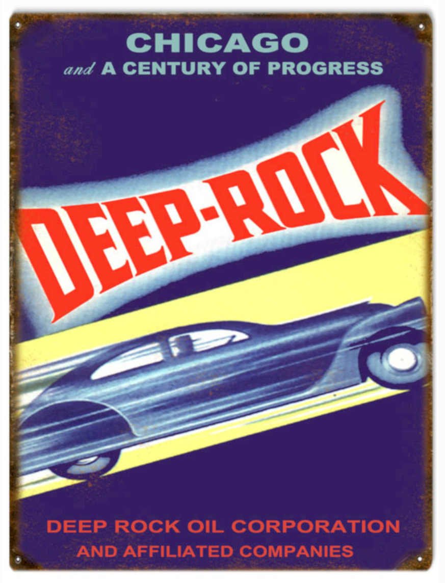 Deep Rock Oil Vintage Retro Advert Ads A4 Photo Print