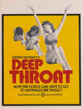 Deep Throat Women 1970s Vintage Retro Advert