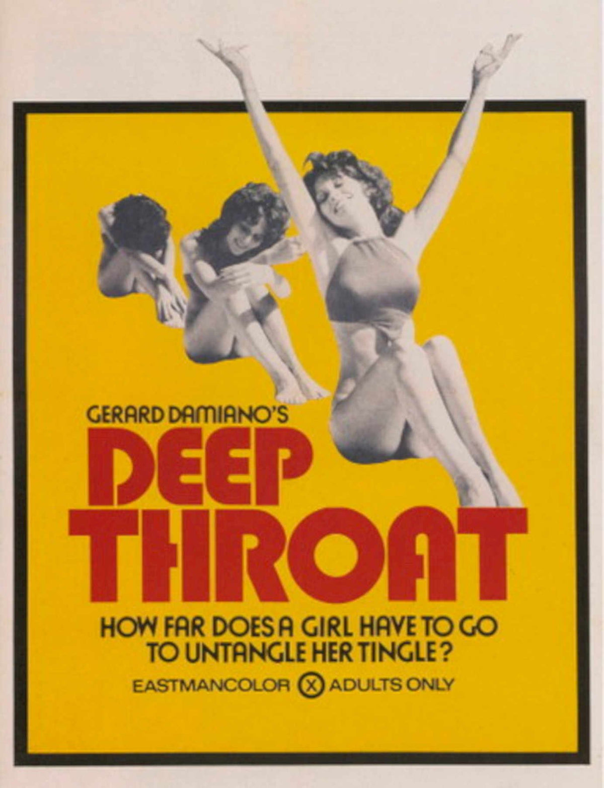 Deep Throat Women 1970s Vintage Retro Advert