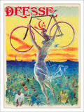 Deesse Cycles France Pal Vintage Retro Advert Poster A4 Photo Print