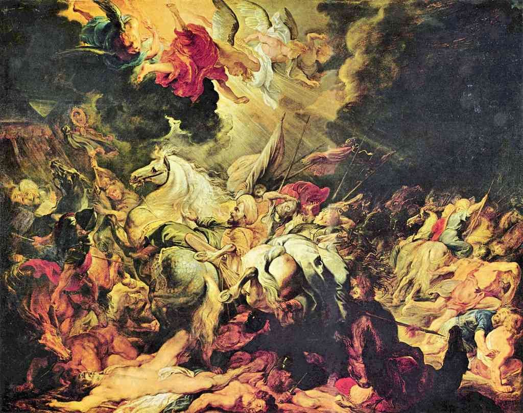 Defeat Sanheribs Rubens A4 Photo Print