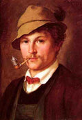 Defegger Franz Von Jungen Bauern A4 Photo Print