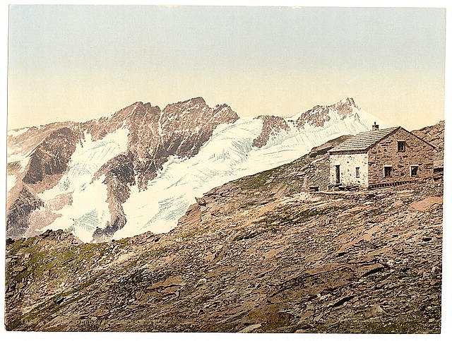 Deffreggerhutte Tyrol Vintage A4 Photo Print