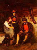 Defregger Franz Von Der Zitherspieler Auf Der Alm A4 Photo Print