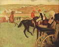 Degas Edgar 1834 1917 At the Races A4 Photo Print