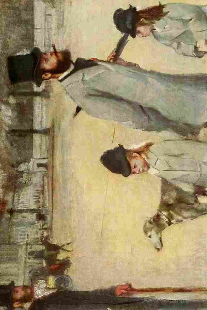Degas Edgar 1834 1917 Das Bildnis 1921 Place de la Concorde A4 Photo Print