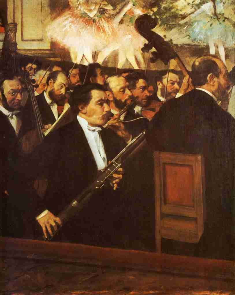 Degas Edgar 1834 1917 Orchestra of the Opera 1869 A4 Photo Print