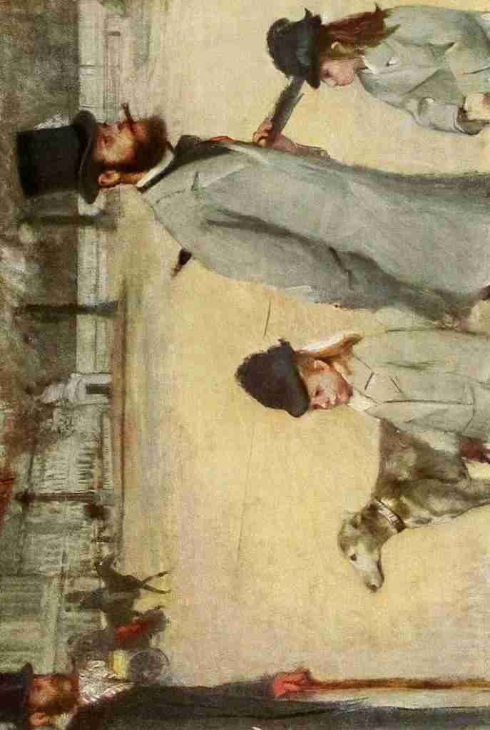 Degas Edgar 1834 1917 Place de la Concorde Das Bildnis 1921 A4 Photo Print