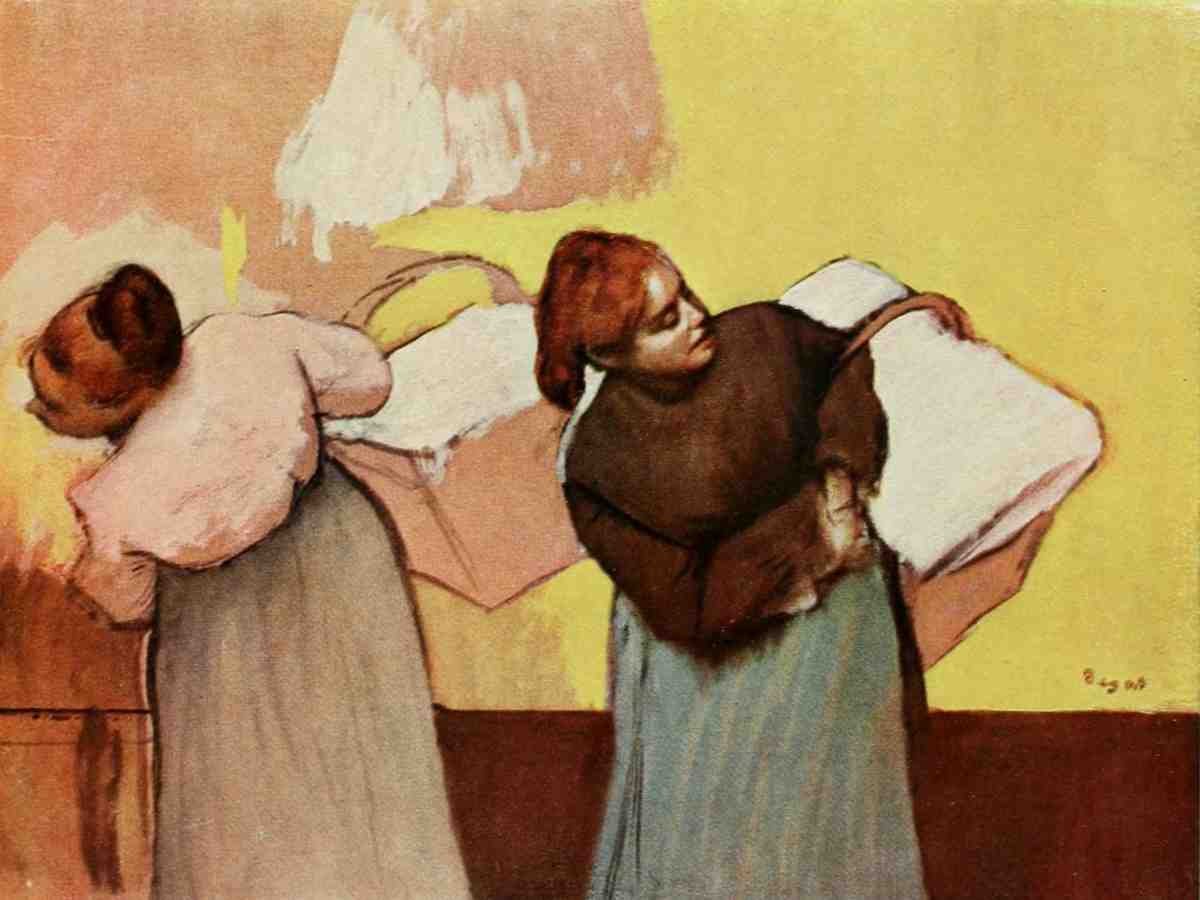 Degas Edgar 1834 1917 The International Studio 1918 Les Blanchisseuses A4 Photo Print