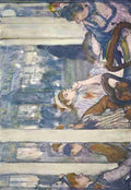 Degas Edgar 1834 1917 Women at a cafe evening c1877 A4 Photo Print