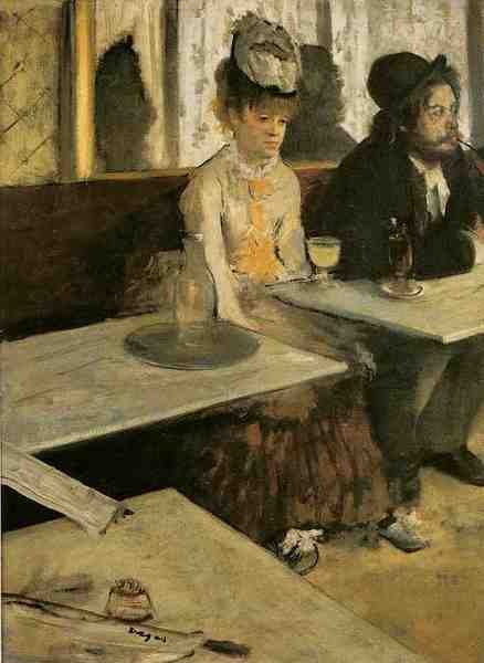 Degas Edgar Absinthe 1876 A4 Photo Print