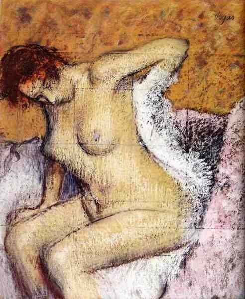 Degas Edgar After The Bath A4 Photo Print