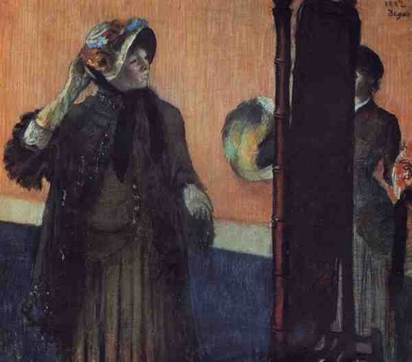 Degas Edgar At The Milliners A4 Photo Print