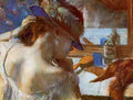 Degas Edgar At The Mirror A4 Photo Print