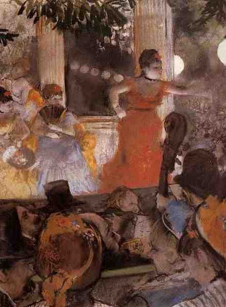 Degas Edgar Aux Ambassadeus 1877 A4 Photo Print