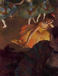 Degas Edgar Ballerina And Lady With A Fan A4 Photo Print
