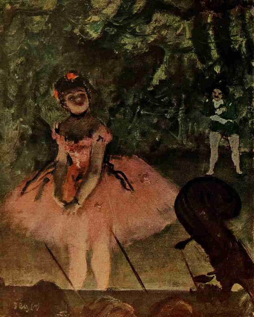 Degas Edgar Ballet scene Scribners 48 1910 A4 Photo Print