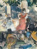 Degas Edgar Cafe Concert at the Ambassadeurs c1876 A4 Photo Print