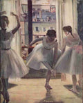 Degas Edgar Dance Rehearsal A4 Photo Print