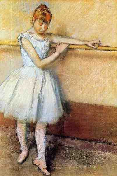 Degas Edgar Dancer At The Barre Edgar Degas Circa 1880 A4 Photo Print