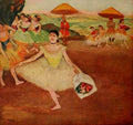 Degas Edgar Dancer thanking her audience 1877 A4 Photo Print