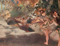 Degas Edgar Dancers onstage A4 Photo Print