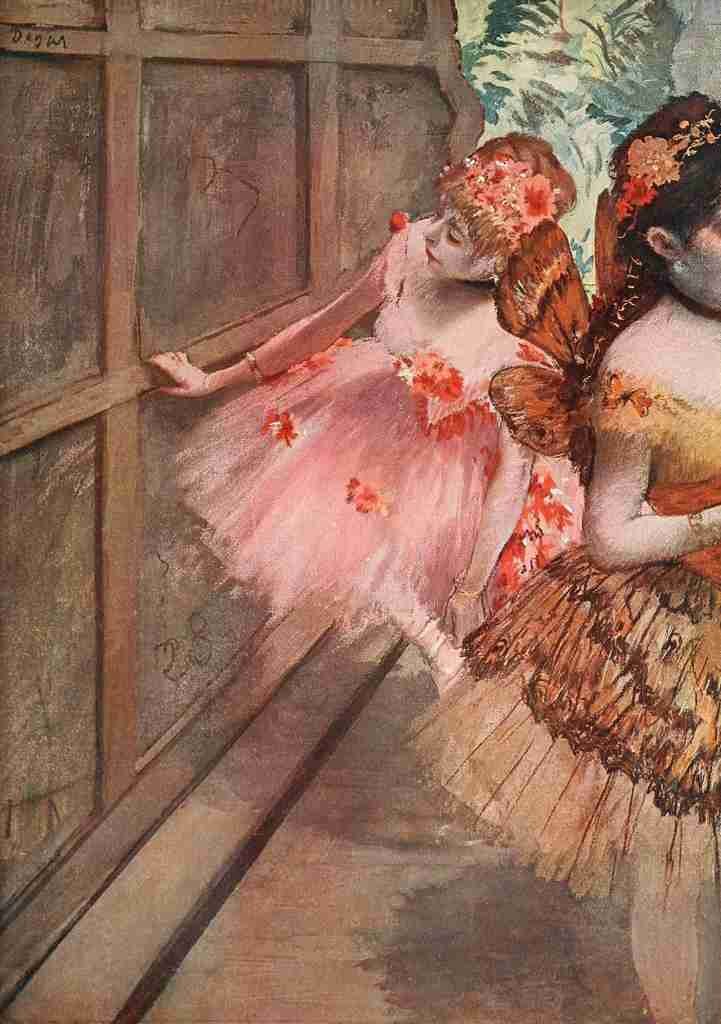 Degas Edgar Dancing girls in the wings A4 Photo Print