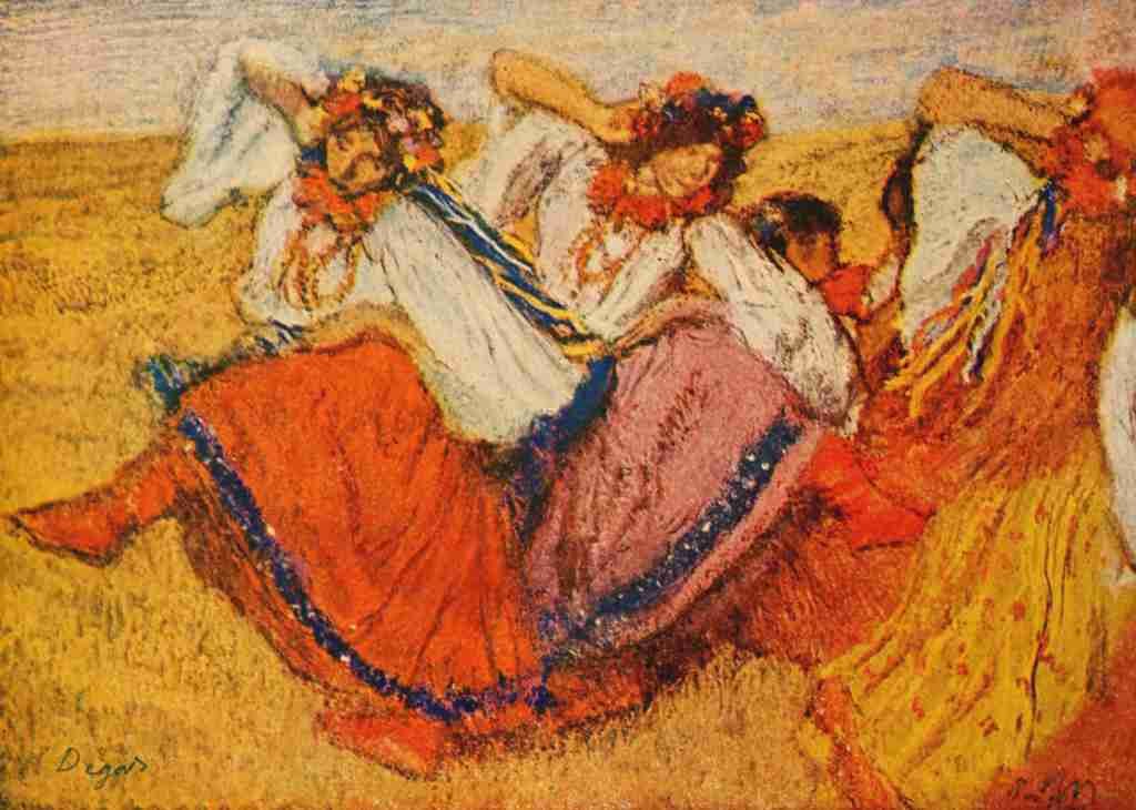 Degas Edgar Degas 1941 Russian Dancing Girls A4 Photo Print