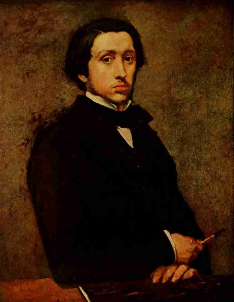 Degas Edgar Degas 1941 Self Portrait 1854 A4 Photo Print