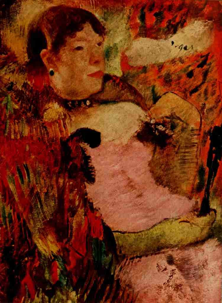 Degas Edgar Degas 1941 Woman in a Cafe A4 Photo Print