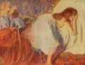 Degas Edgar Degas 1945 Rest Time A4 Photo Print