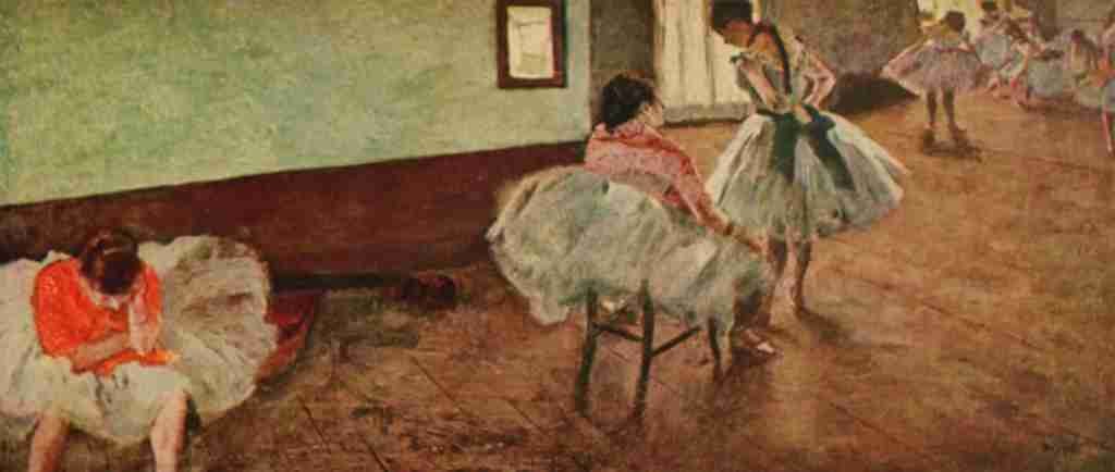Degas Edgar Degas 1945 The Dancing Lesson A4 Photo Print