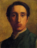 Degas Edgar Degas In A Green Jacket A4 Photo Print